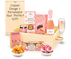 Mother's Day Personalised Ladies' Gift Box With Sparkling Rosé Prosecco